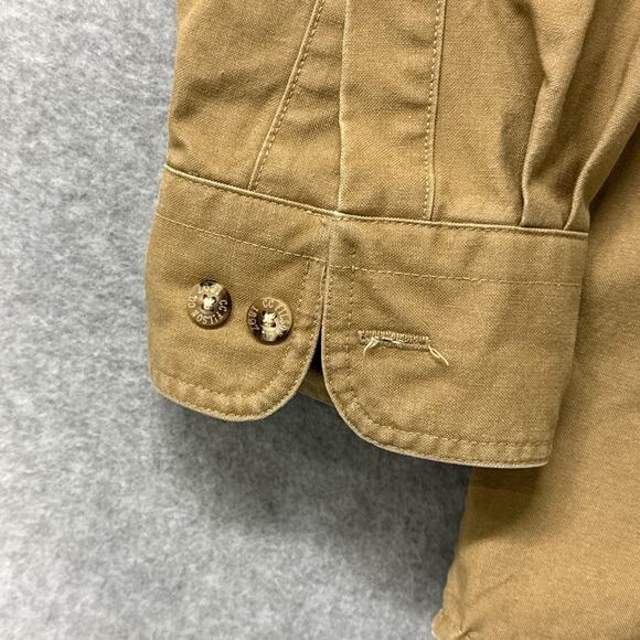 Filson Genuine Garment Tan Canvas Workwear Shirt Jacket Shacket Men’s Small - Picture 12 of 14